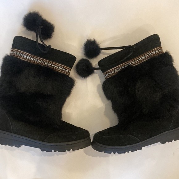 Minnetonka faux fur boots size 7 - Picture 6 of 12